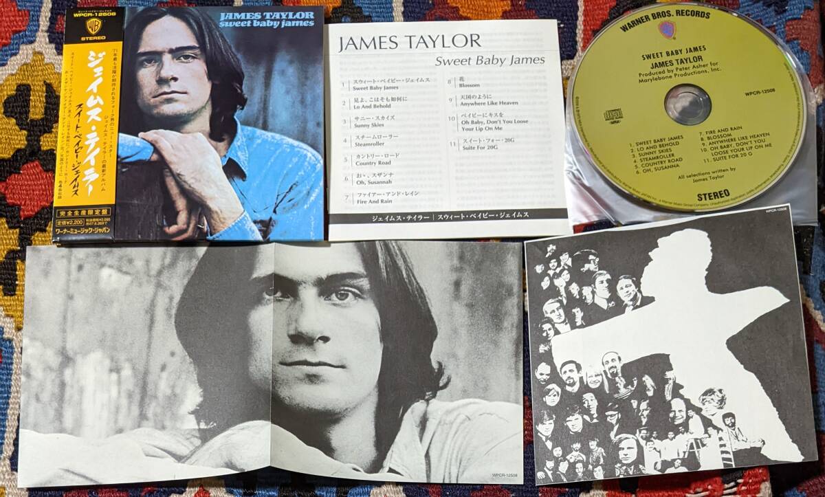 (紙ジャケCD) 70's SSW ジェイムス・テイラー James Taylor (CD)/ スウィート・ベイビー・ジェイムス WPCR-12508 1970年発表'の画像8