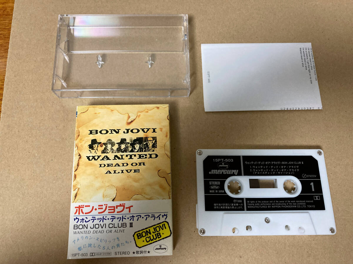 中古 カセットテープ Bon jovi 418+_画像1