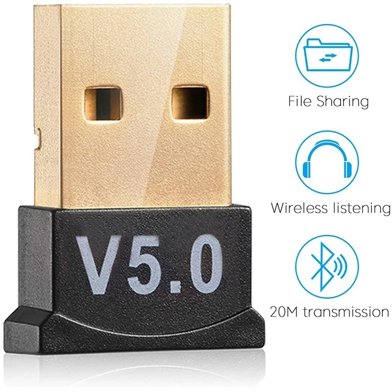 ５個セット　windows11対応　USB Bluetooth 5.0対応 アダプター 小型 ブラック③_画像5