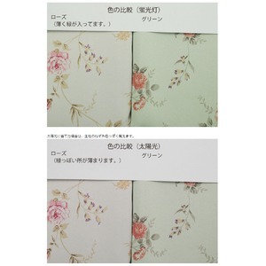 【新品】バラ柄 遮光カーテン / 2枚組 100×178cm ローズ / 洗える 形状記憶 薔薇柄 3級遮光 『ファンシー』 九装_画像6