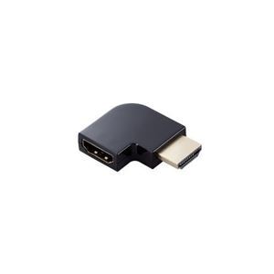 【新品】エレコム HDMI L字型アダプター（タイプA-タイプA）スリム 右向き AD-HDAABS03BK_画像1