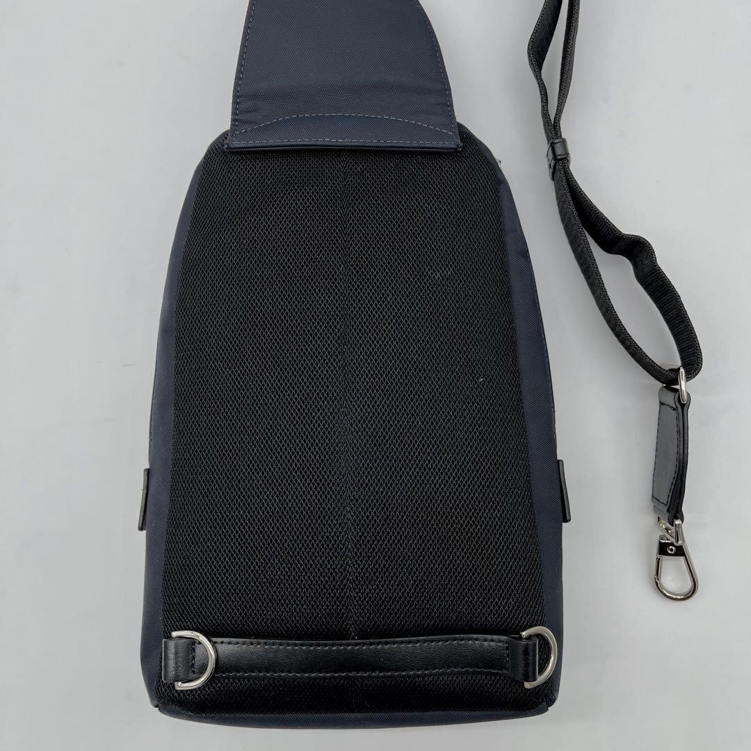 1 иен | прекрасный товар Paul Smith Paul Smith мульти- полоса сумка на плечо сумка "body" наклонный .. кожа нейлон женский мужской 