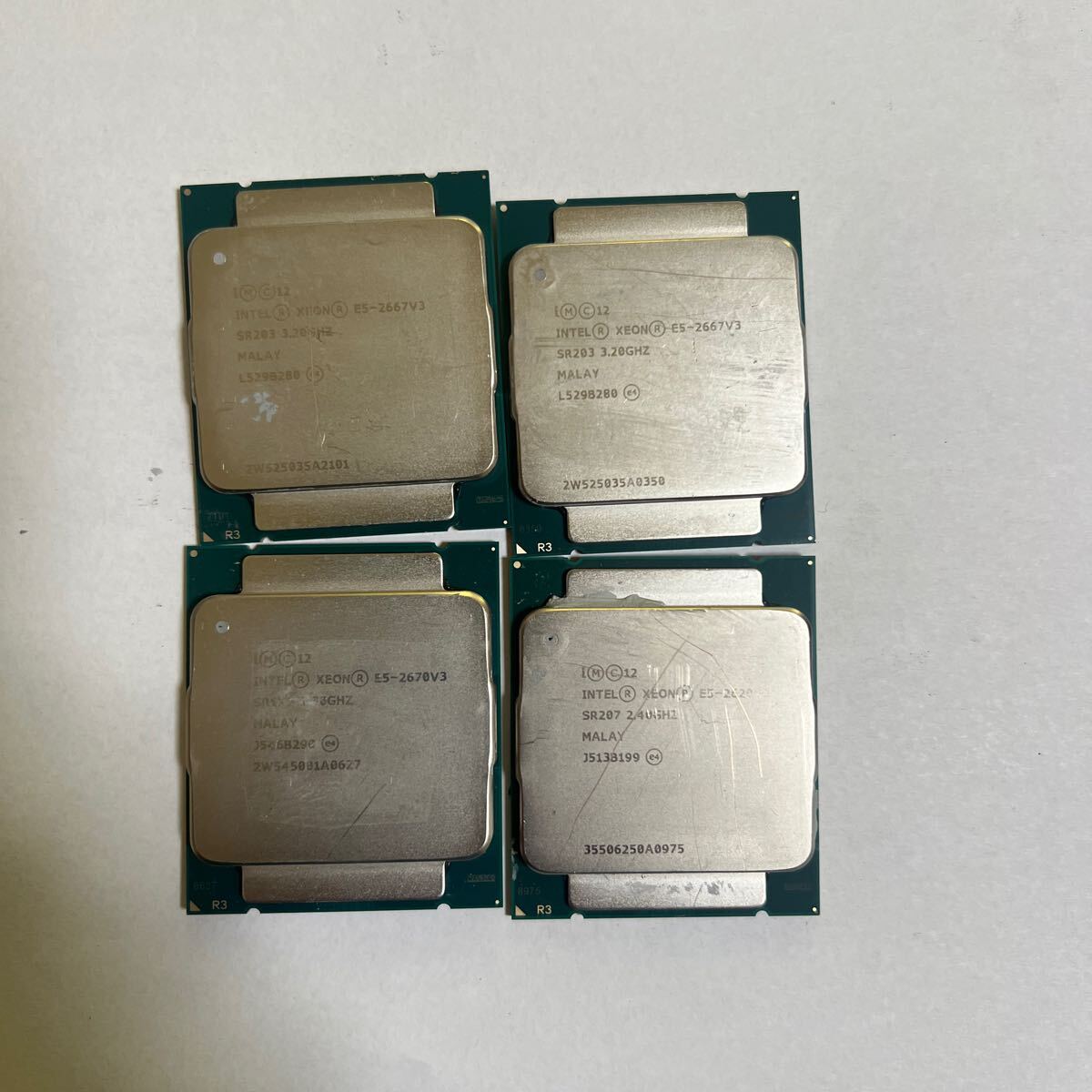 Intel XEON E5-2667V3 E5-2670V3 E5-2630V3 セット