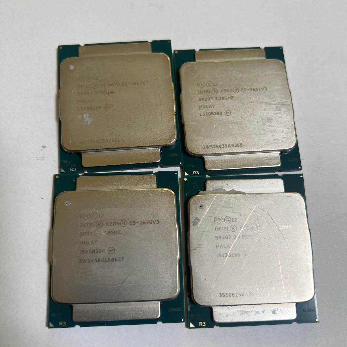 Intel XEON E5-2667V3 E5-2670V3 E5-2630V3 セット