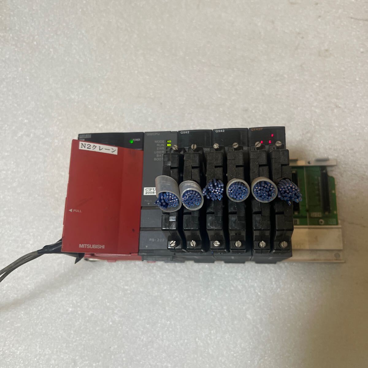 三菱電機 PLC シーケンサー Q02CPU (A) - スイッチング電源 三菱電機 PLC シーケンサー Q02CPU (A) - スイッチング電源