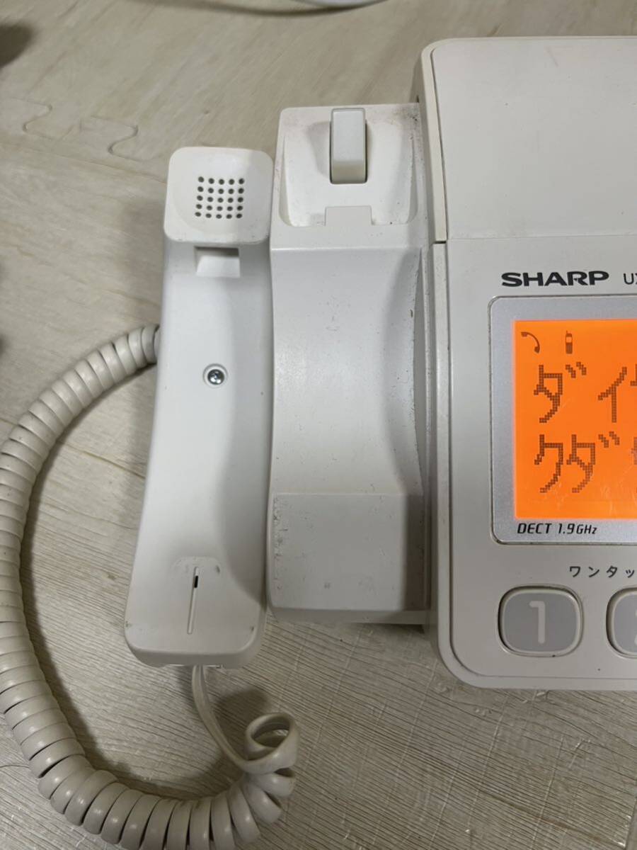 SHARP シャープ ファックス 子機1台付き UX-310 中古品_画像8