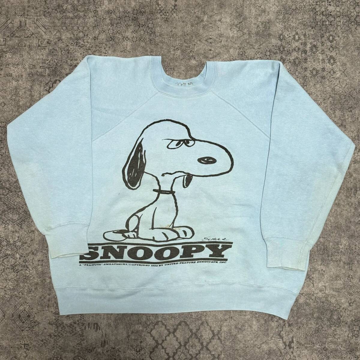 Vintage 60s MAYO SPRUCE SNOOPY Sweatshirt メイヨー スプルース スヌーピー ブルー 60年代 ヴィンテージ ビンテージの画像1