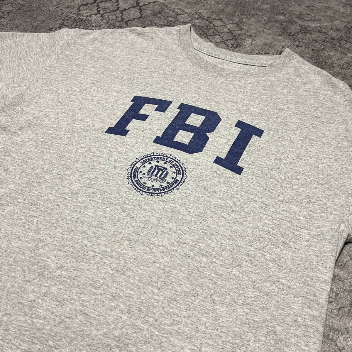 Vintage FBI T-shirt Tシャツ グレー ヴィンテージ ビンテージ_画像3