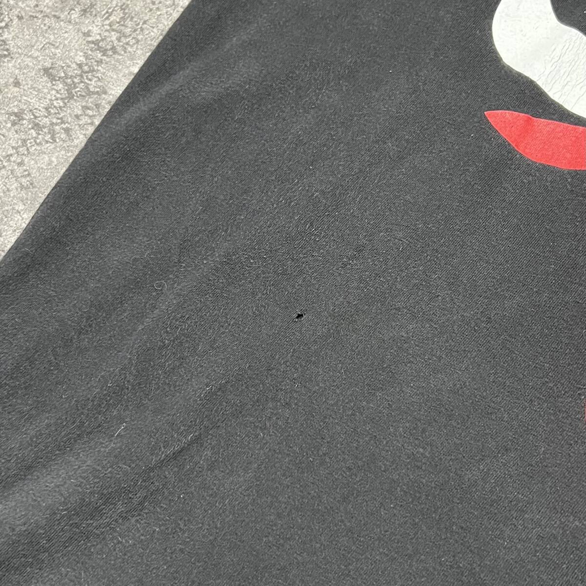 BULLS シカゴ ブルズ マリファナ ガンジャ パロディ Tシャツ バンドT アートT ブラック ヴィンテージ ビンテージ vintageの画像4