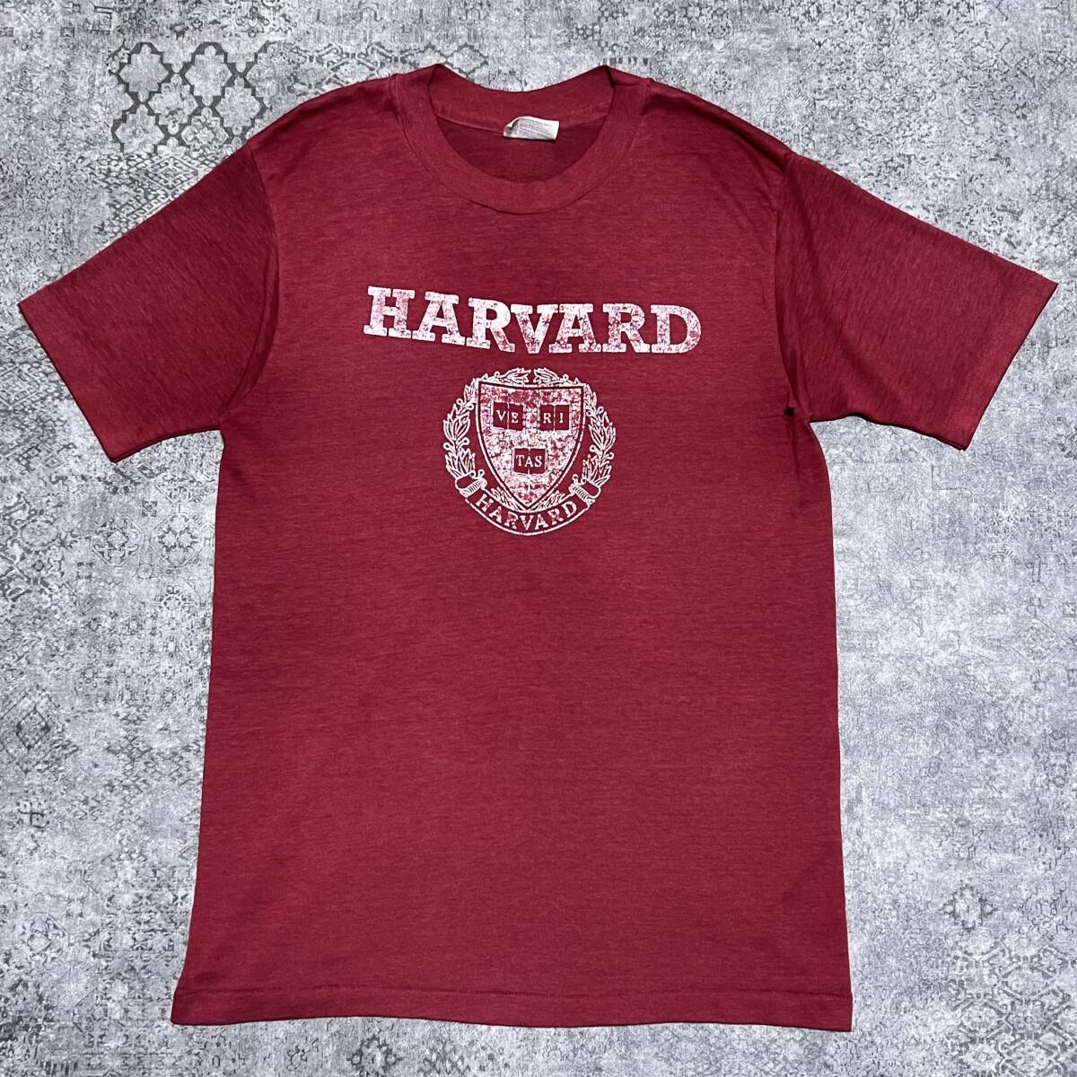USA製 80s Hanes ハーバード 大学 Tシャツ シングルステッチ カレッジ レッド 80年代 ヴィンテージ ビンテージ vintage_画像1