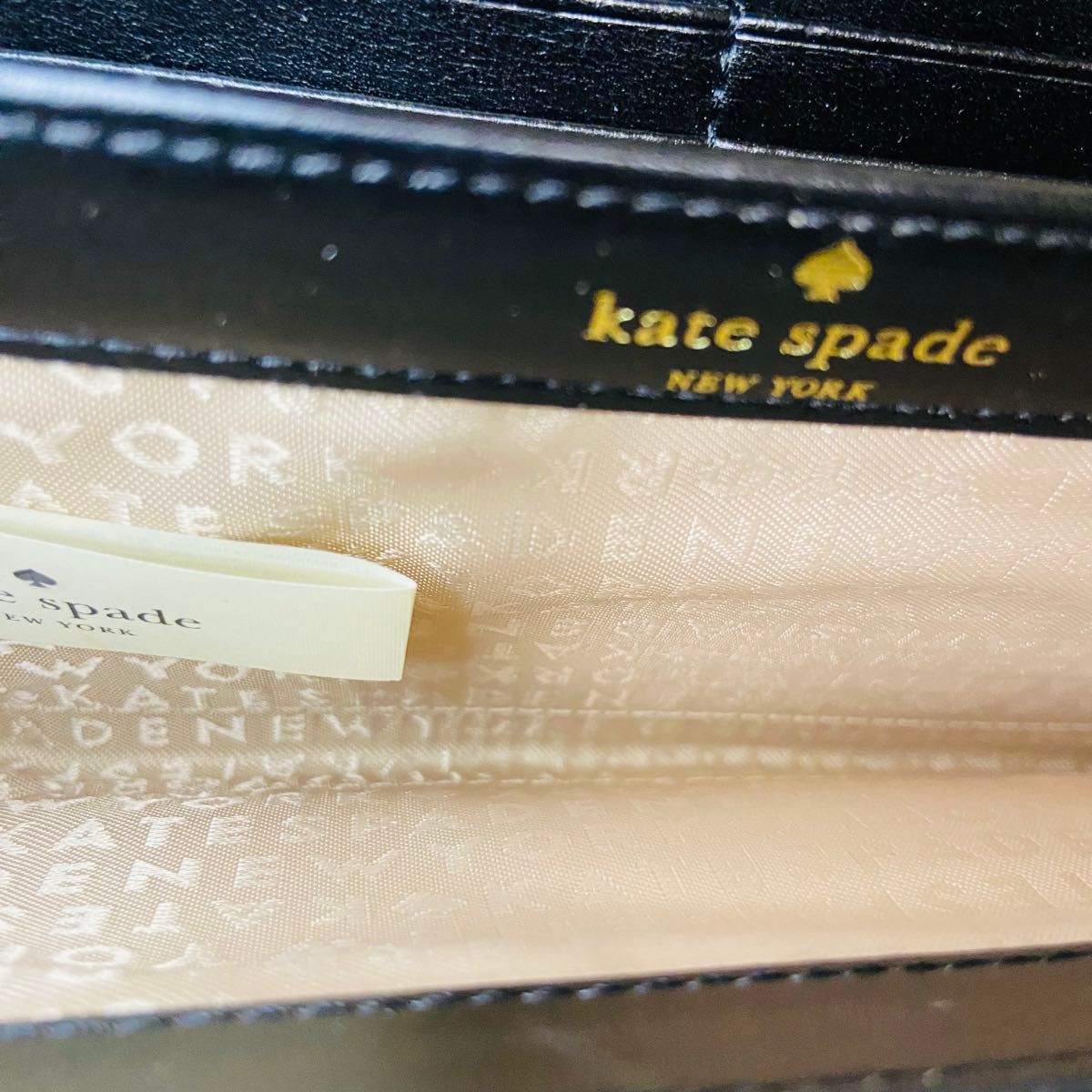 未使用●レア●KATE SPADE NEW YORK●財布●BLACKPINK●ケイトスペード●レディース●ラウンドファスナー●