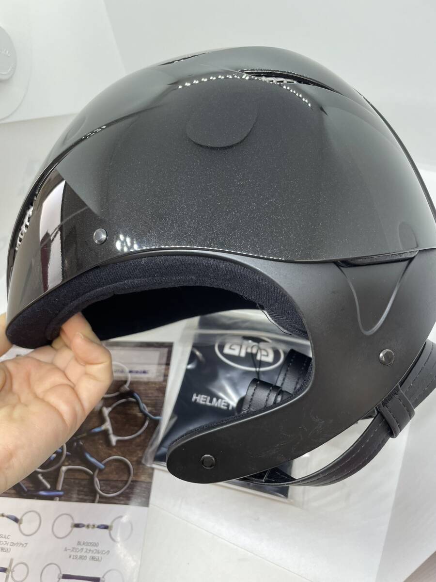 HGPA GPAヘルメット Easy Jockup TLS(ツヤ有り黒 58cm) 新品未使用の画像4