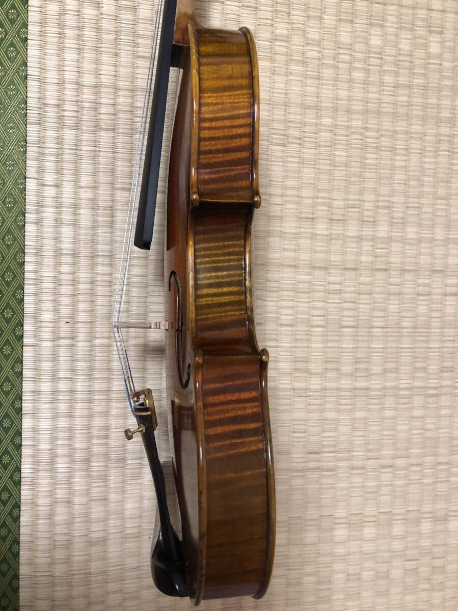イギリス フルサイズ バイオリン 4/4 虎杢 ヴァイオリン 本体のみの画像6