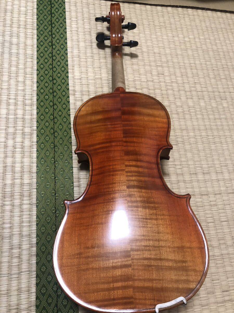 ドイツ製 4/4 フルサイズ バイオリン虎杢 ヴァイオリン 本体のみの画像4