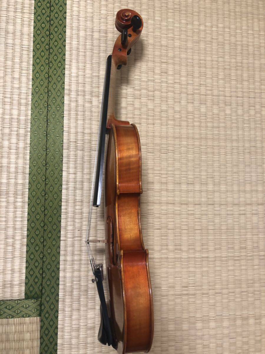 ドイツ製 4/4 フルサイズ バイオリン虎杢 ヴァイオリン 本体のみの画像5