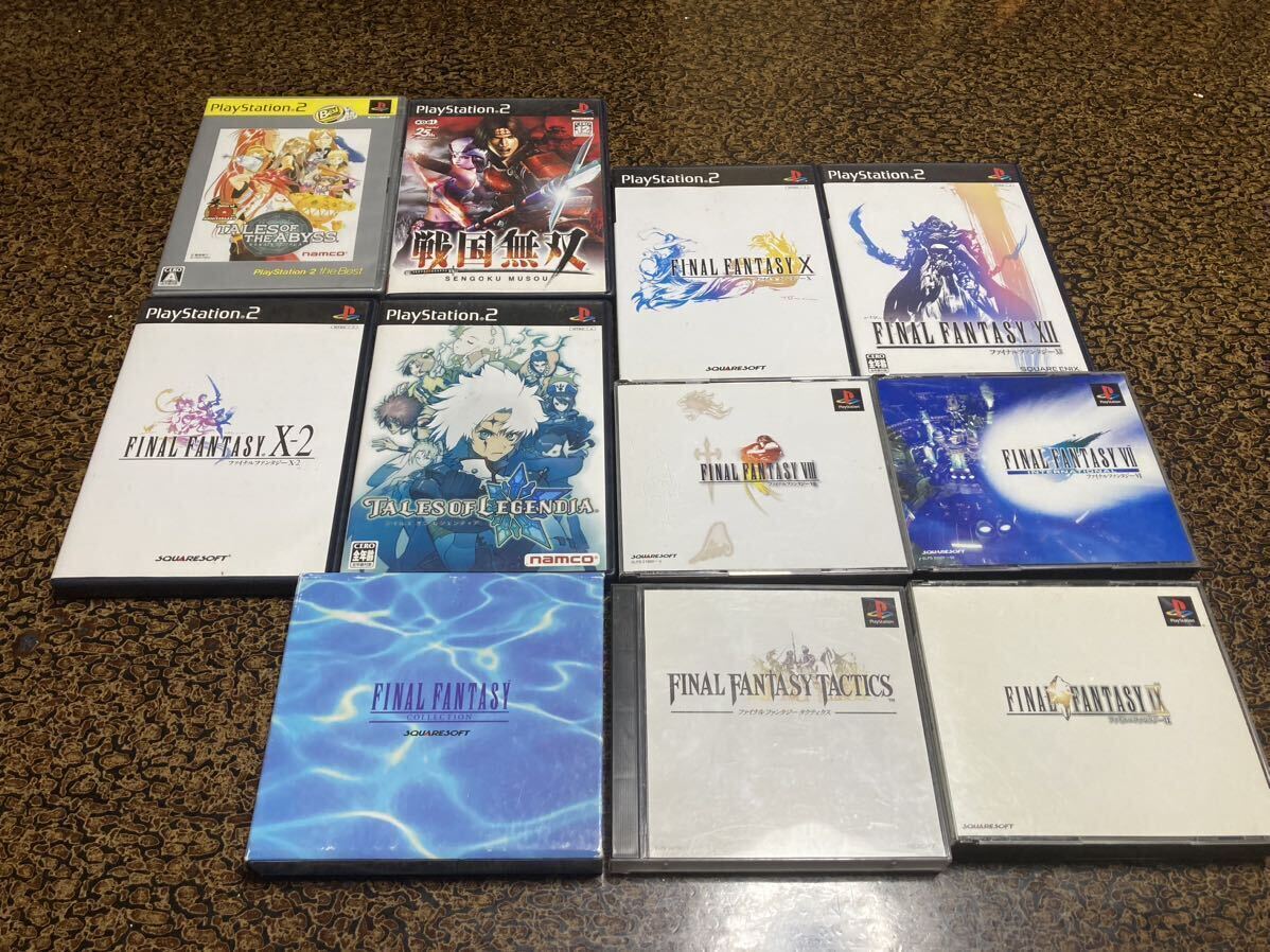 PS1とPS2のソフト(FF, 戦国無双, テイルズ)11種類の画像1