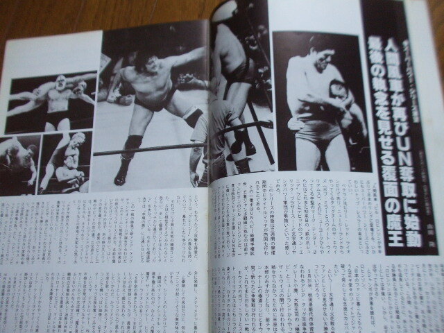 全日本プロレス '79 SUPER-POWER SERIES 1979 スーパーパワー・シリーズ パンフレット 昭和54年 さよなら!!デストロイヤーの画像4