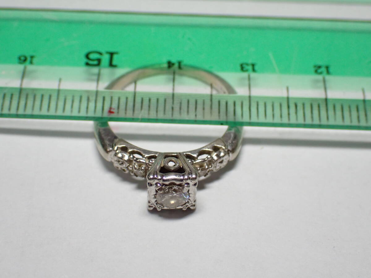 コレクション整理品 １４K ダイヤの指輪の画像8