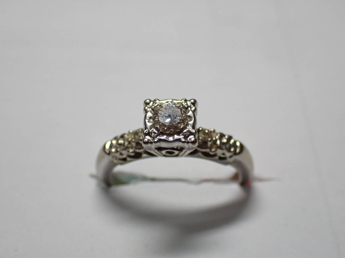 コレクション整理品 １４K ダイヤの指輪の画像9