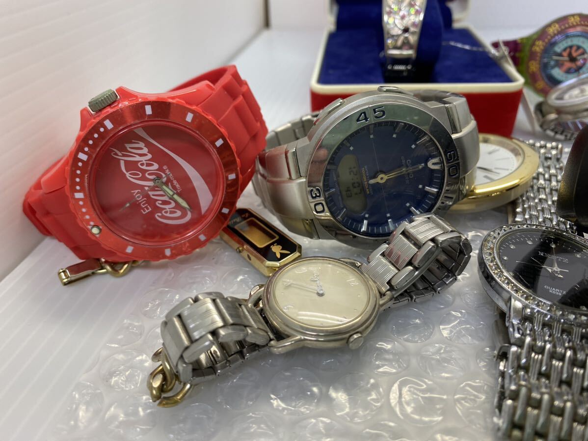 A46【ジャンク】腕時計などまとめ売りSEIKO セイコー CASIO カシオ BMW RADO TECHNOS ブランド時計 レディース時計 メンズ時計 部品 パーツの画像8
