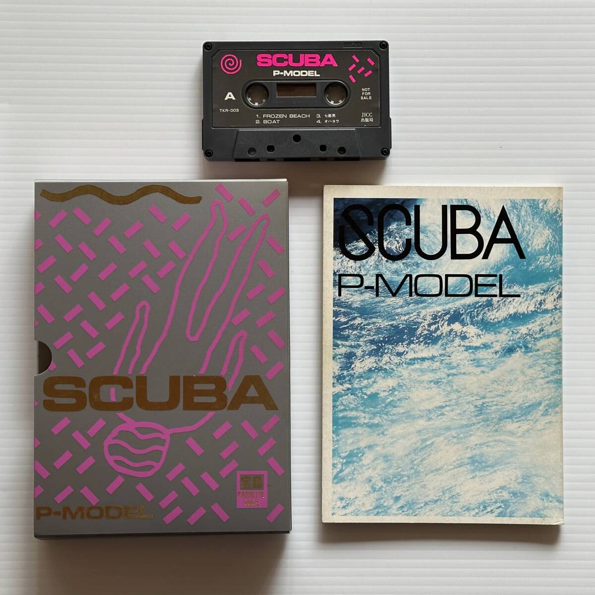 送料無料●P-MODEL『SCUBA』カセットブック● 平沢進、三浦俊一、遠藤ミチロウ●JICC出版局●宝島●カセットテープ●Pモデル スキューバ_画像1