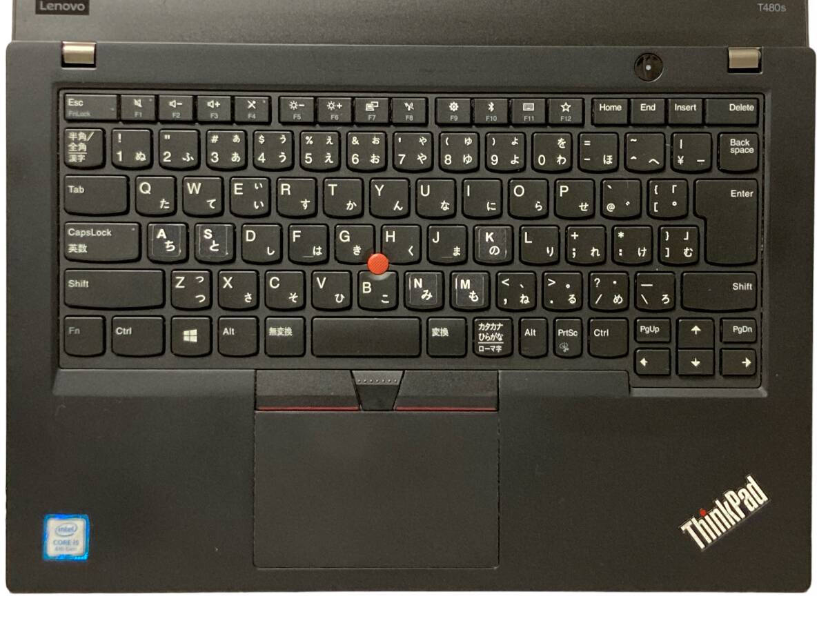 Lenovo ThinkPad T480s／Core i5-8250U（第8世代）／8GB／SSD 256GB／14型 FHD(1920×1080) ノングレア ／Windows11 Pro／送料無料の画像4