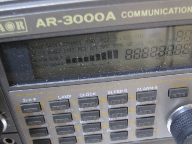 盗聴バスターズ AR-3000A　ALINCO DJ-X10 AOR エーオーアール ■中古ジャンク　盗聴器　無線機 電波 無線　広帯域受信機　　_画像8