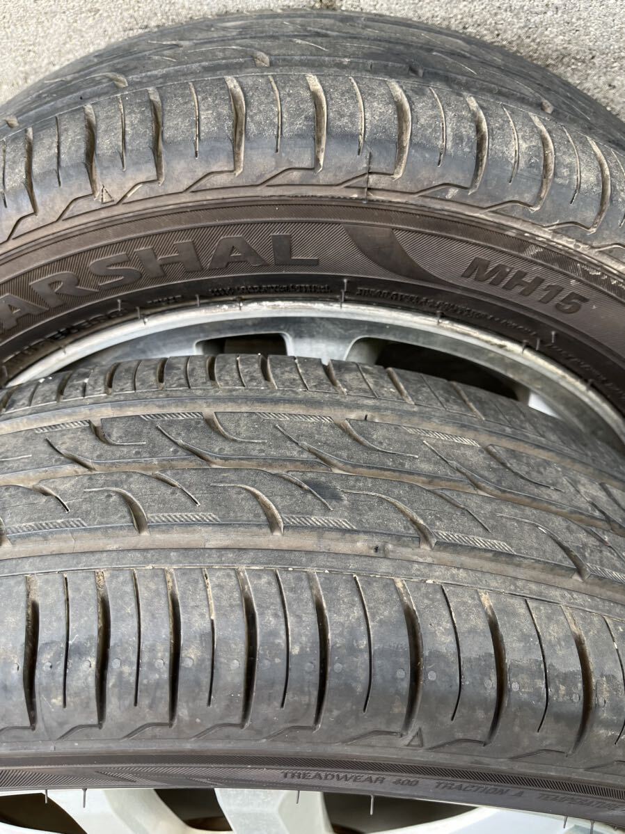 【即決送料無料】中古タイヤ4本セット 165/55R15 MARSHAL ダイハツ 山ありの画像7