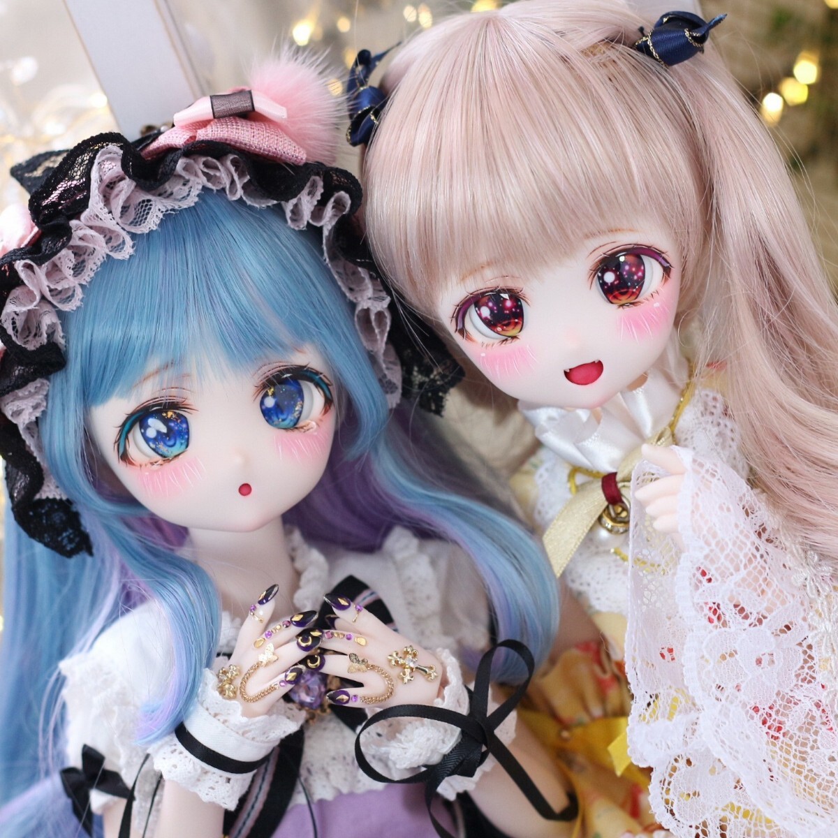 【シンティランテ】DDH-27 カスタムヘッド開口 セミホワイト+おまけ碁石アイ2種&涙ジェル MDD ドール の画像6