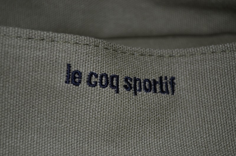  新品 le coq sportif ルコック トートバッグ 2wayショルダー ボストン ショルダーバッグ 男女兼用 カーキ オリーブ の画像5