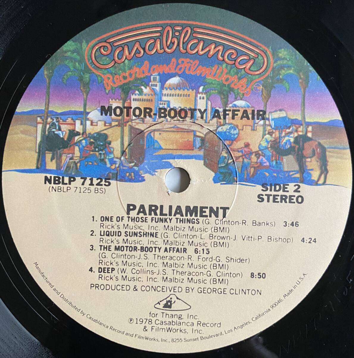 USオリジナル盤 PARLIAMENT / Motor Booty Affair FUNKADELIC P-FUNK MOODYMANN UR AMP FIDDLERの画像6