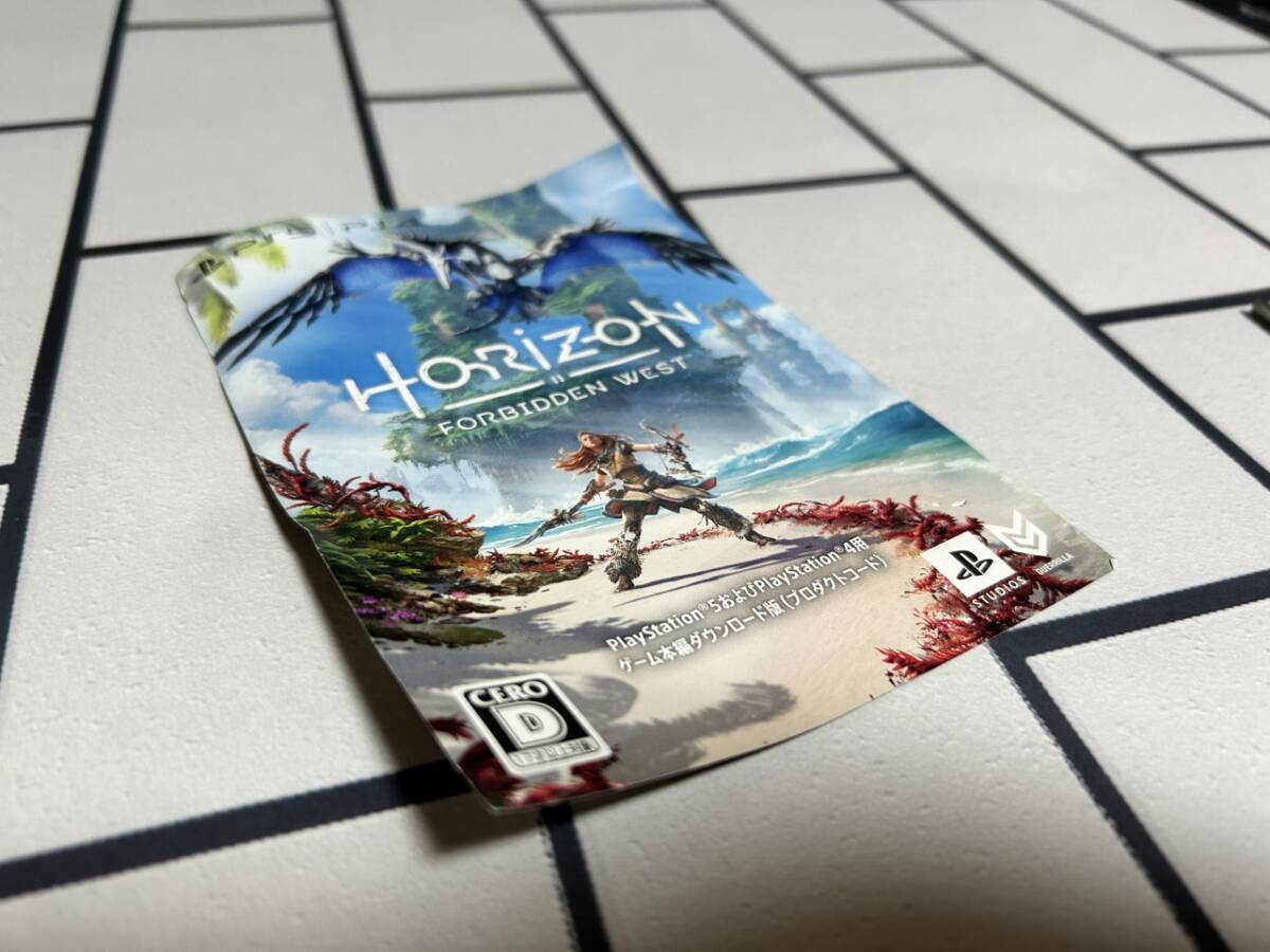 PS5 PS4 Horizon Forbidden West ダウンロード版 コード番号 ホライゾンの画像1