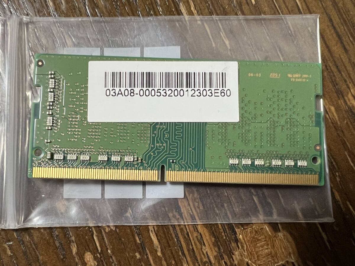 サムスン samsung DDR4 M471A1G44AB0-CWE 8GB 1枚 ノートPC用の画像2