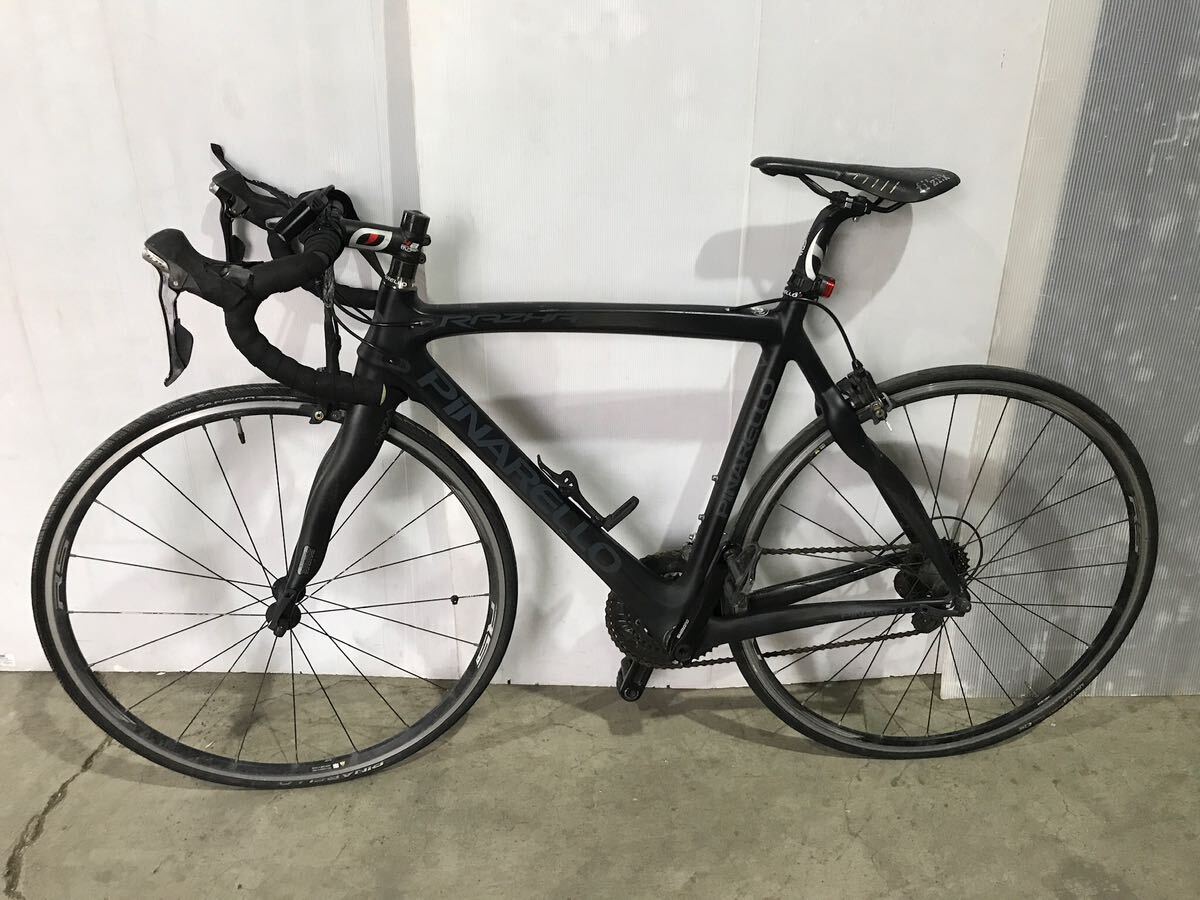 280 H【中古】PINARELLO ピナレロ RAZHA T600 ロードバイク マットブラック T600_画像2