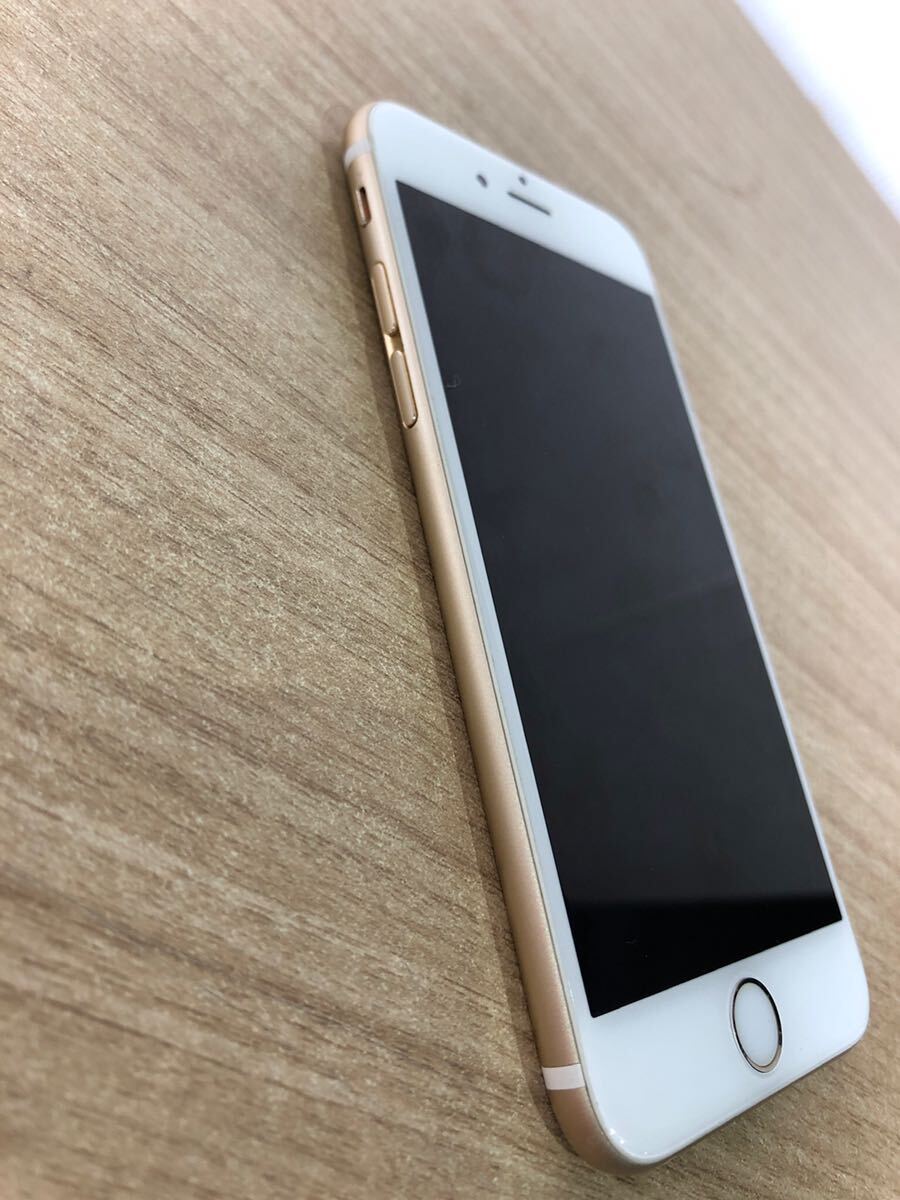 144 H【中古】Apple iPhone6S　64GBモデル　ゴールド　au版　MKQQ2J/A_画像5