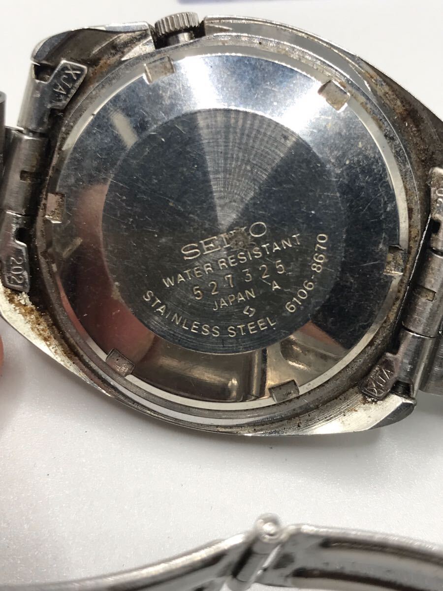 189H【中古】SEIKO 5 ACTUS SS腕時計 の画像6