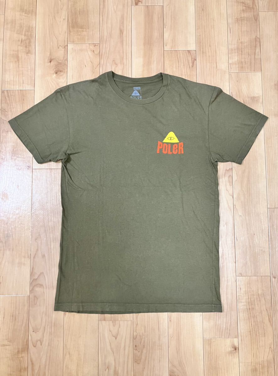 【Mサイズ】 POLeR Fruit Sticker ポーラー Tシャツ CAMP VIBESの画像1