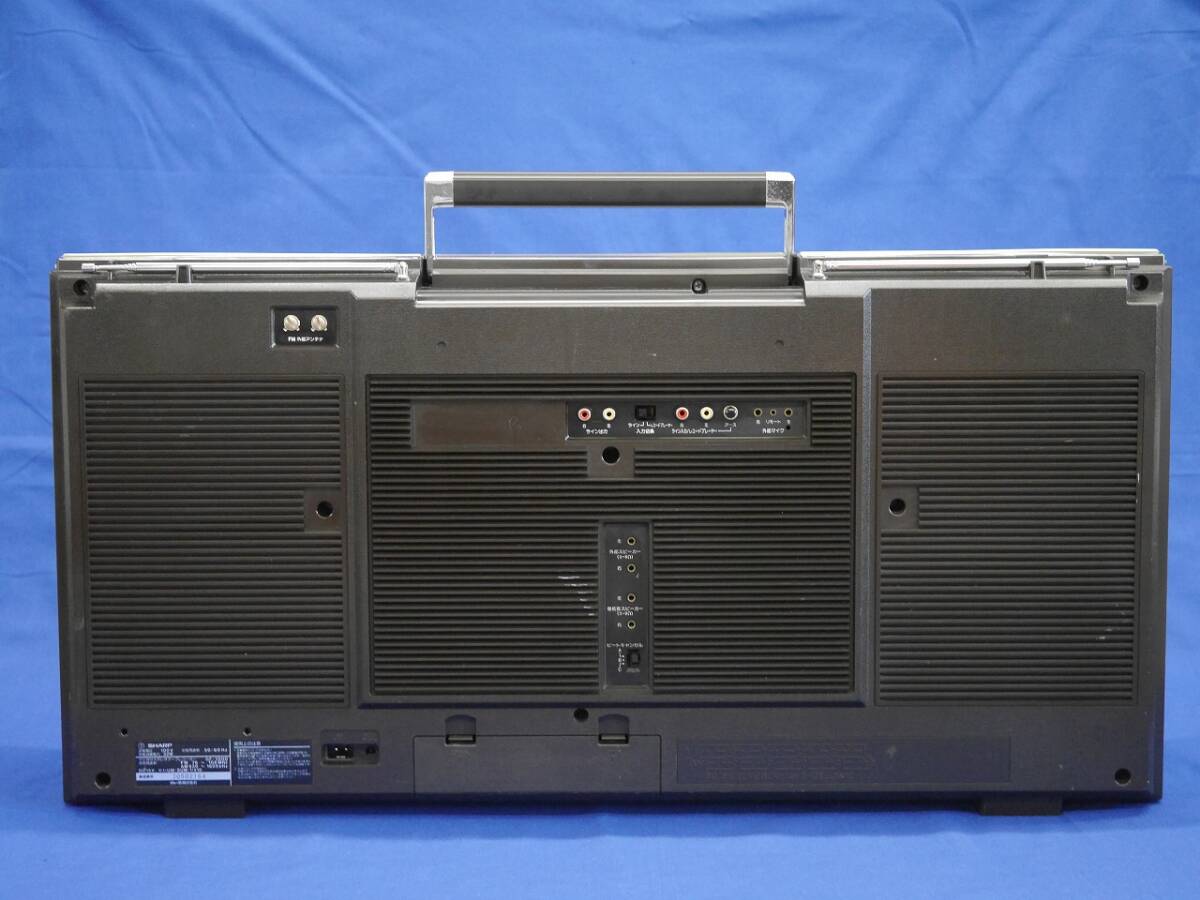 SHARP GF-1000 Super Woofer搭載 THE SEARCHER-W 1000 FM/AMラジオ付きステレオテープレコーダー シャープ ダブルラジカセ【動作品】の画像7