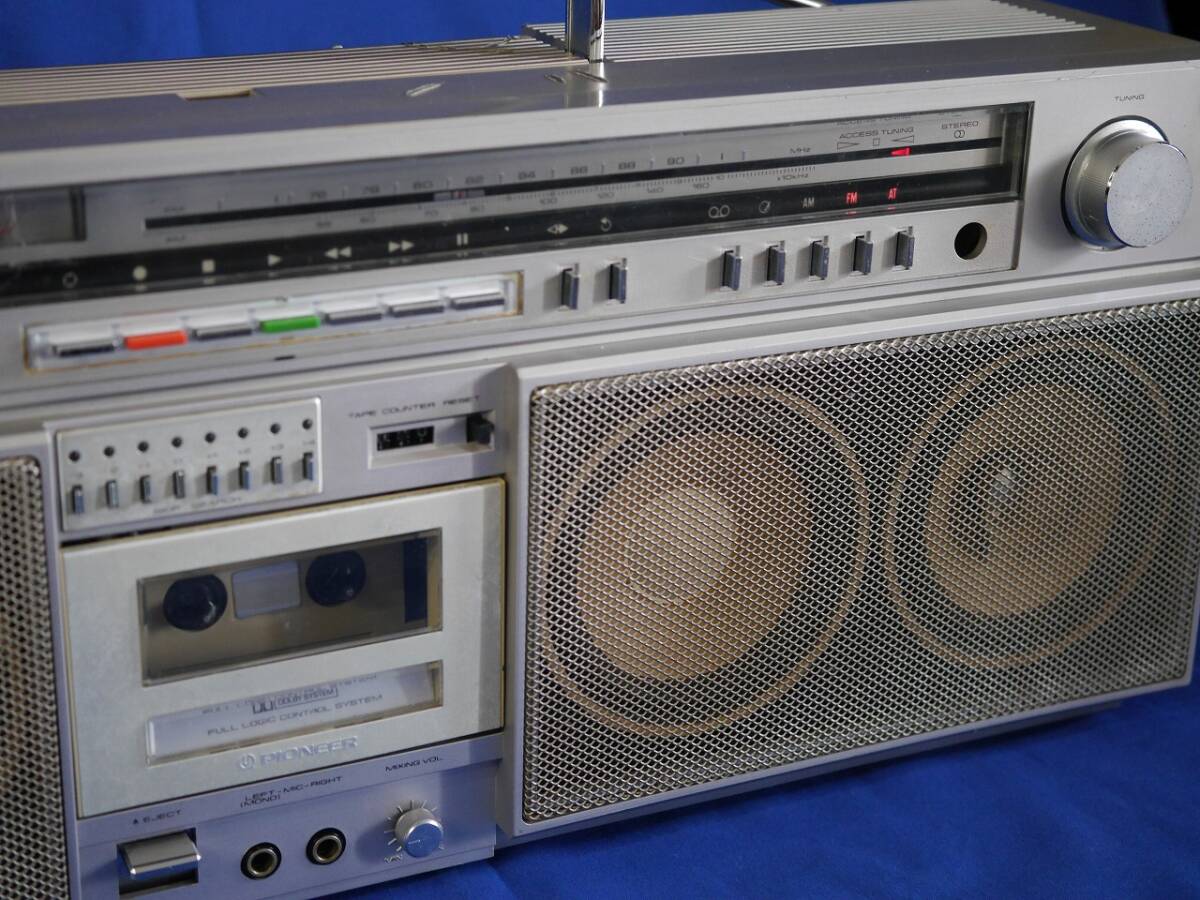 PIONEER SK-900 Runaway 最高峰 FM/AMラジオカセットレコーダー グラレコ搭載 昭和レトロ パイオニア 昭和名機 大型ラジカセ 現状動作品の画像2