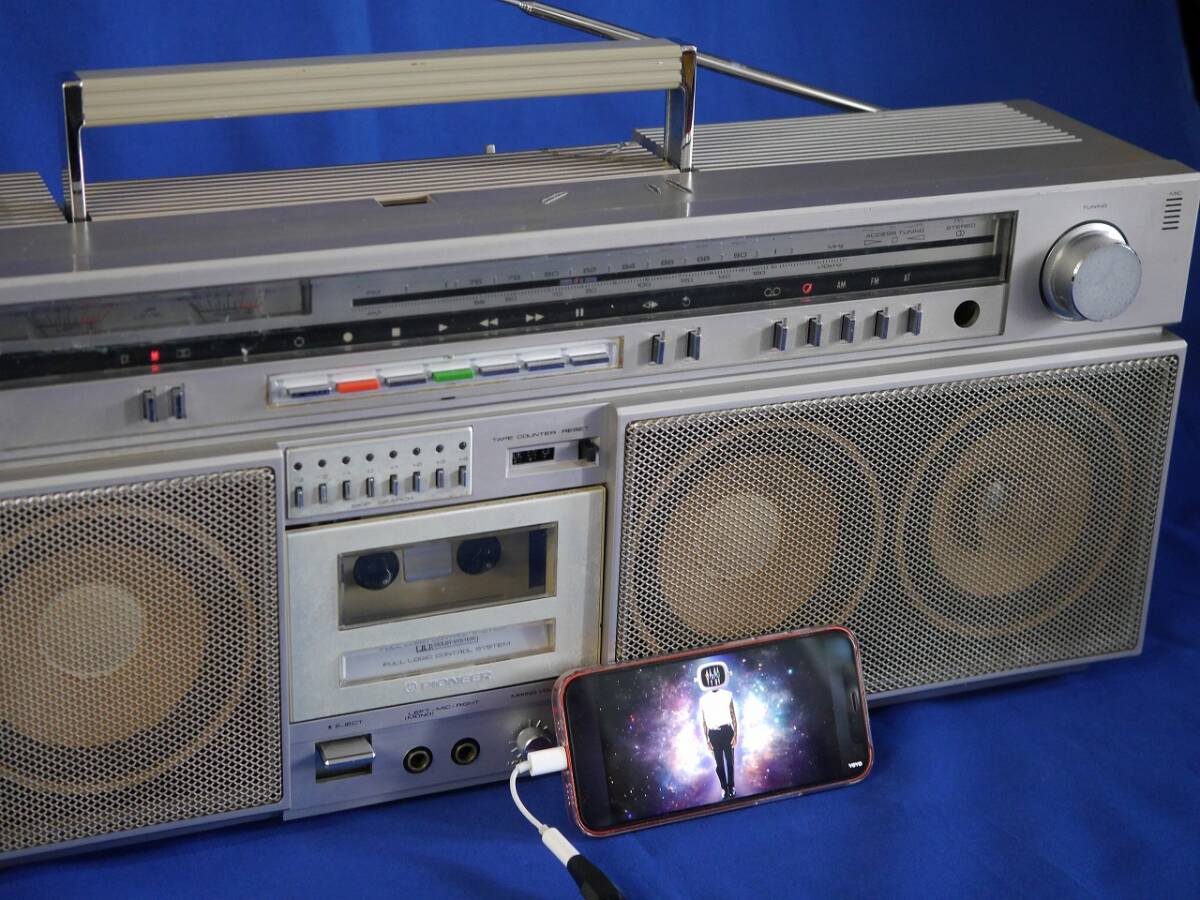 PIONEER SK-900 Runaway 最高峰 FM/AMラジオカセットレコーダー グラレコ搭載 昭和レトロ パイオニア 昭和名機 大型ラジカセ 現状動作品の画像3