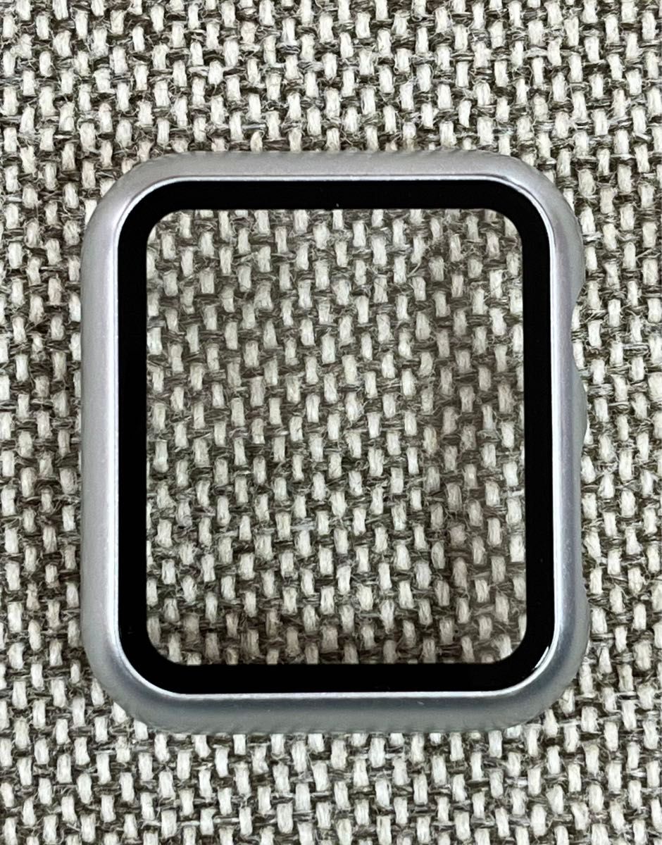 2点セット！エレコム Apple Watch ケース 42mm ZEROSHOCK ブラックとシルバーカバー美品