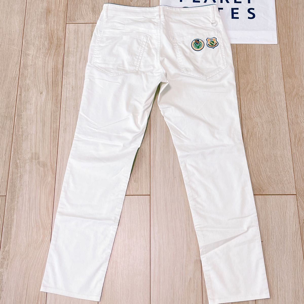 パーリーゲイツ　パンツ　4 メンズ　春夏　夏用　ホワイト　薄手　PEARLYGATES 正規品　本物