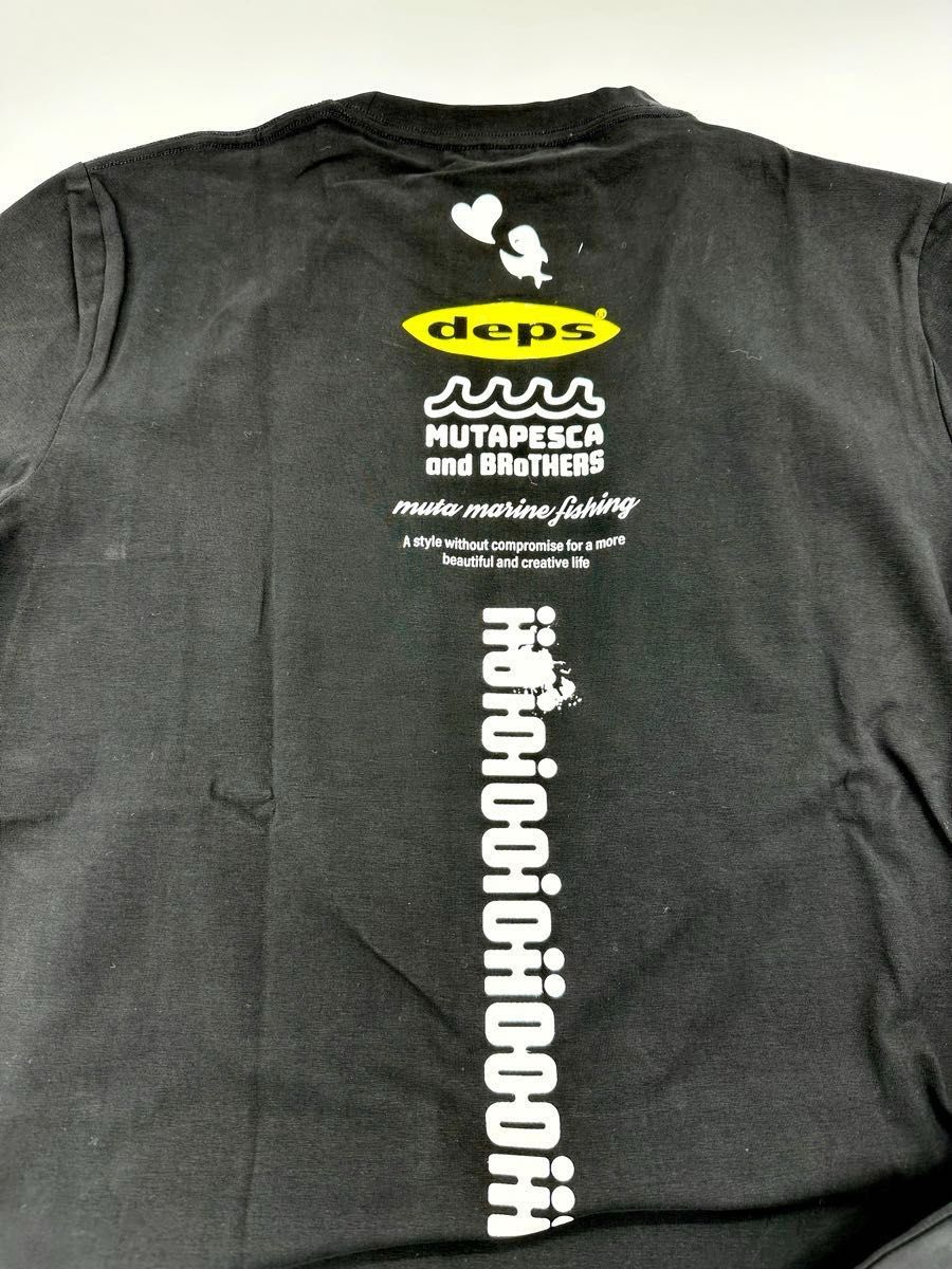 deps muta コラボTシャツ ブラック デプス ムータ イベント限定 deps muta コラボTシャツ ブラック デプス ムータ イベント限定