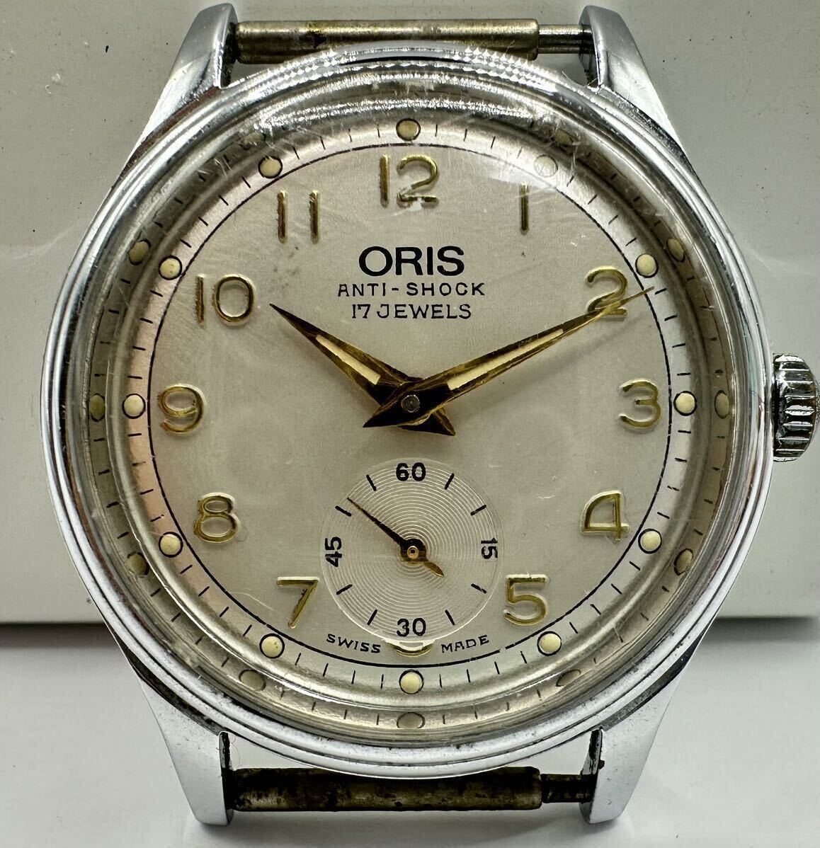 ORIS 手巻き 腕時計 オリス 稼動品 アンチショック ANTI-SHOCKの画像1