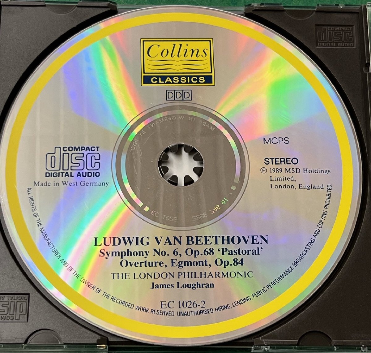 Collins ベートーヴェン 交響曲6、他 ロッホラン/LPOの画像3