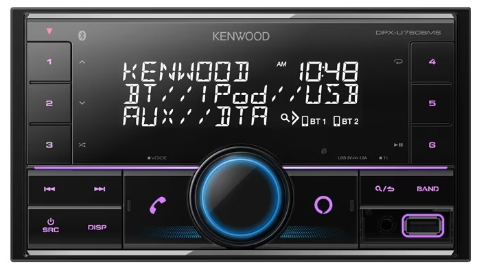  Kenwood DPX-U760BMS 2DIN audio USB/iPod/Bluetooth receiver MP3/WMA/AAC/WAV/FLAC correspondence areksa installing 50Wx4 amplifier DPX-U760-BMS