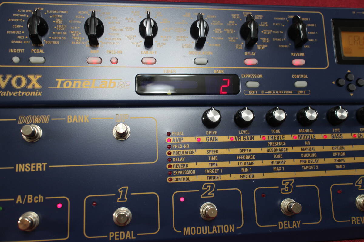 VOX　ToneLab SE　マルチエフェクター　フルセット　美品_画像3