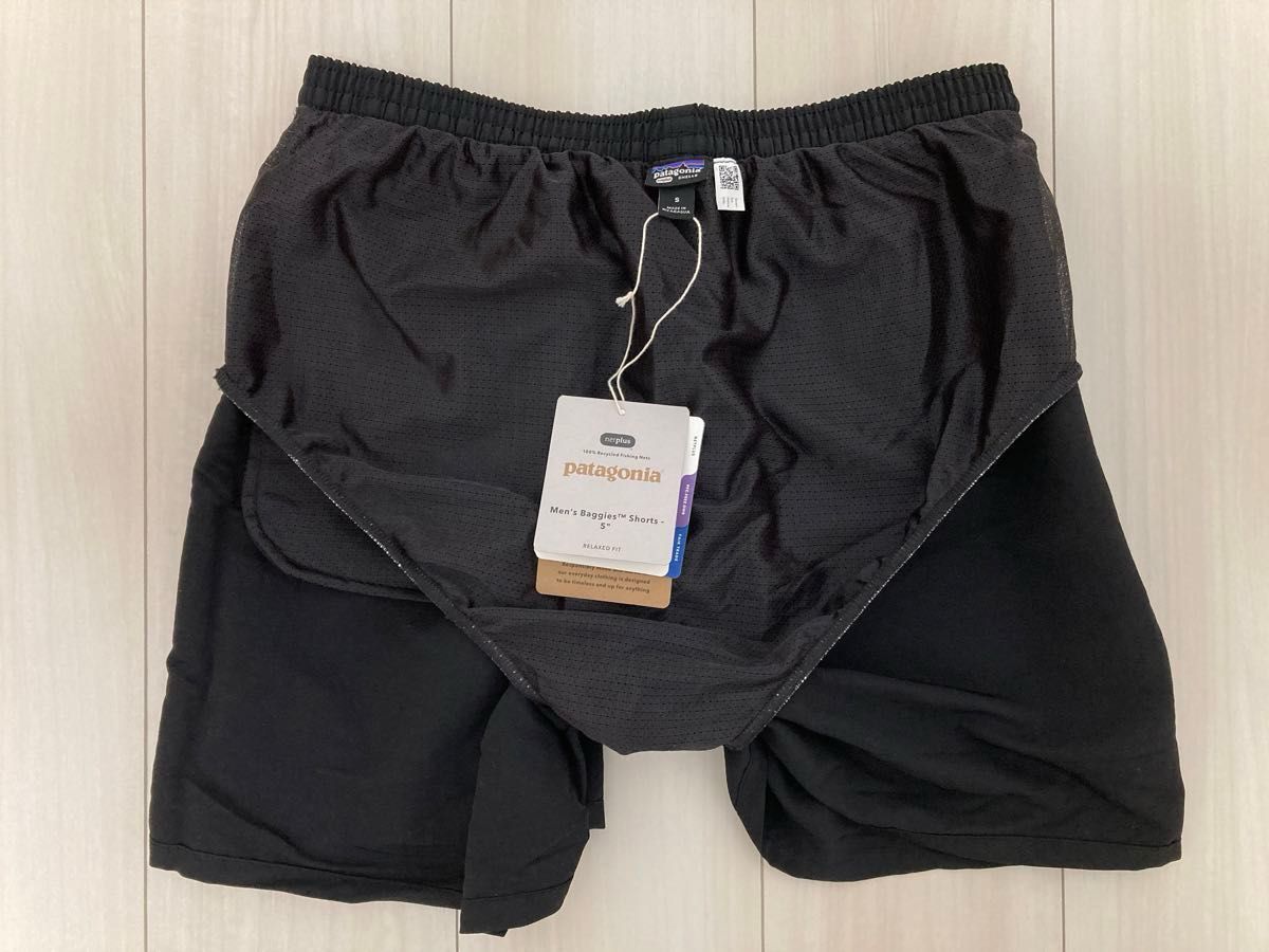 新品未使用 patagonia 5インチ ブラック M パタゴニア バギーズ パタゴニア メンズ バギーズショーツ 5インチ Sサイズ ブラック