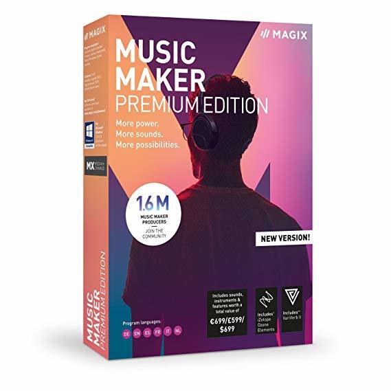 MAGIX Music Maker 2019 Premium Edition マジック ミュージック メーカー プレミアム パッケージ版 送料無料☆新品即決！ マジックス_画像1