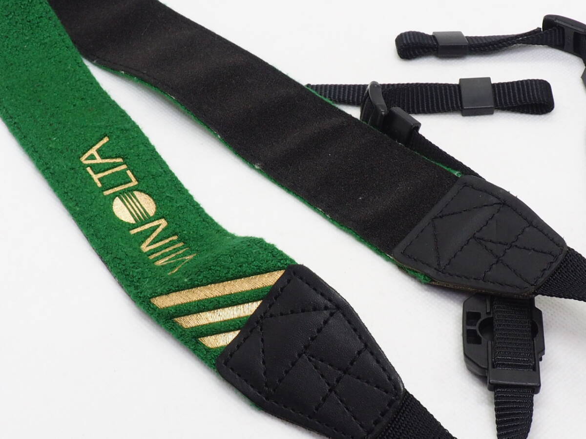  Minolta α selection strap green ( green )x Gold ( gold ) character 